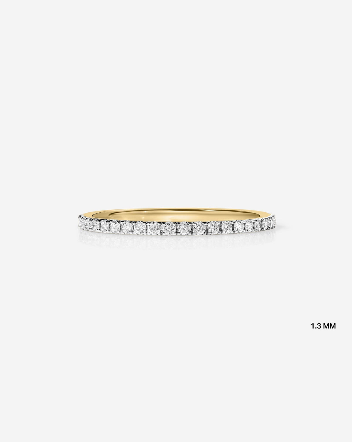 1.3 mm Perfect Pavé Diamond Ring