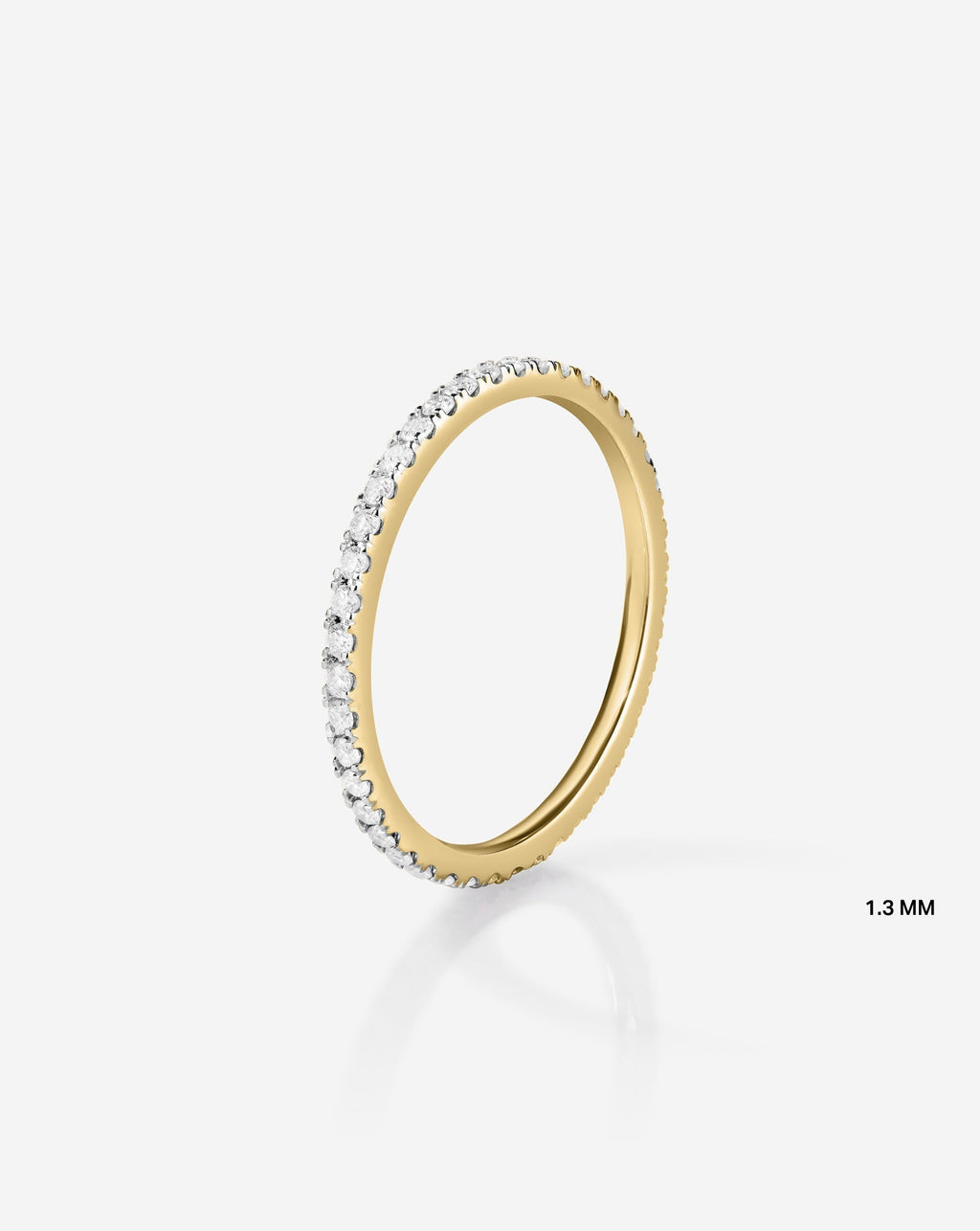 1.3 mm Perfect Pavé Diamond Ring