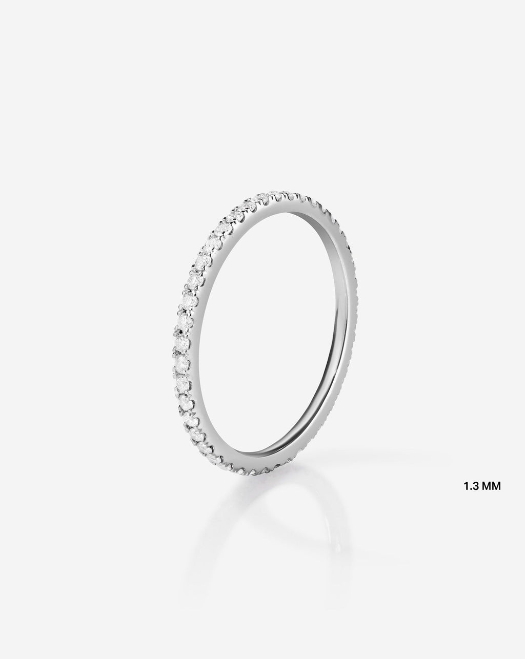 1.3 mm Perfect Pavé Diamond Ring