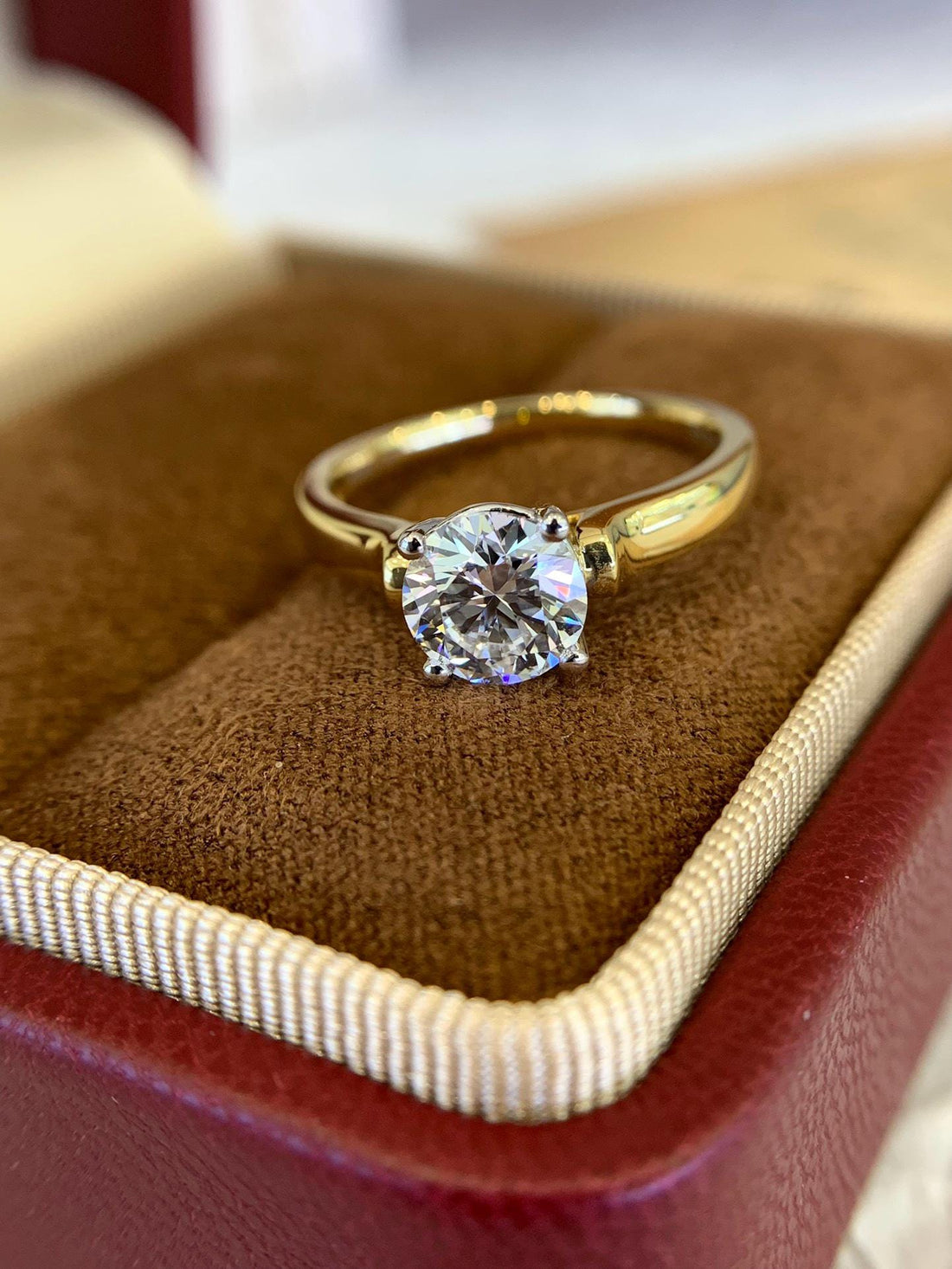 Designed for Double Takes Round Diamond Solitaire