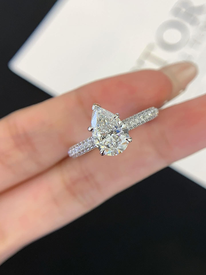 Forever in Focus Pear Diamond Ring
