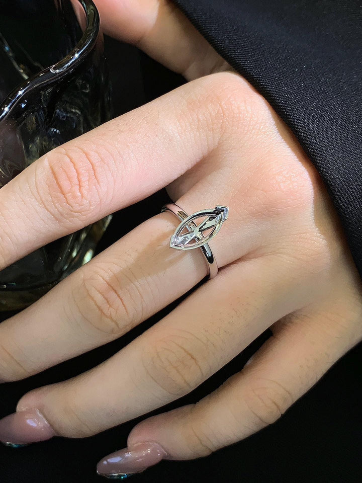 Forever Starts Here Marquise Diamond Ring