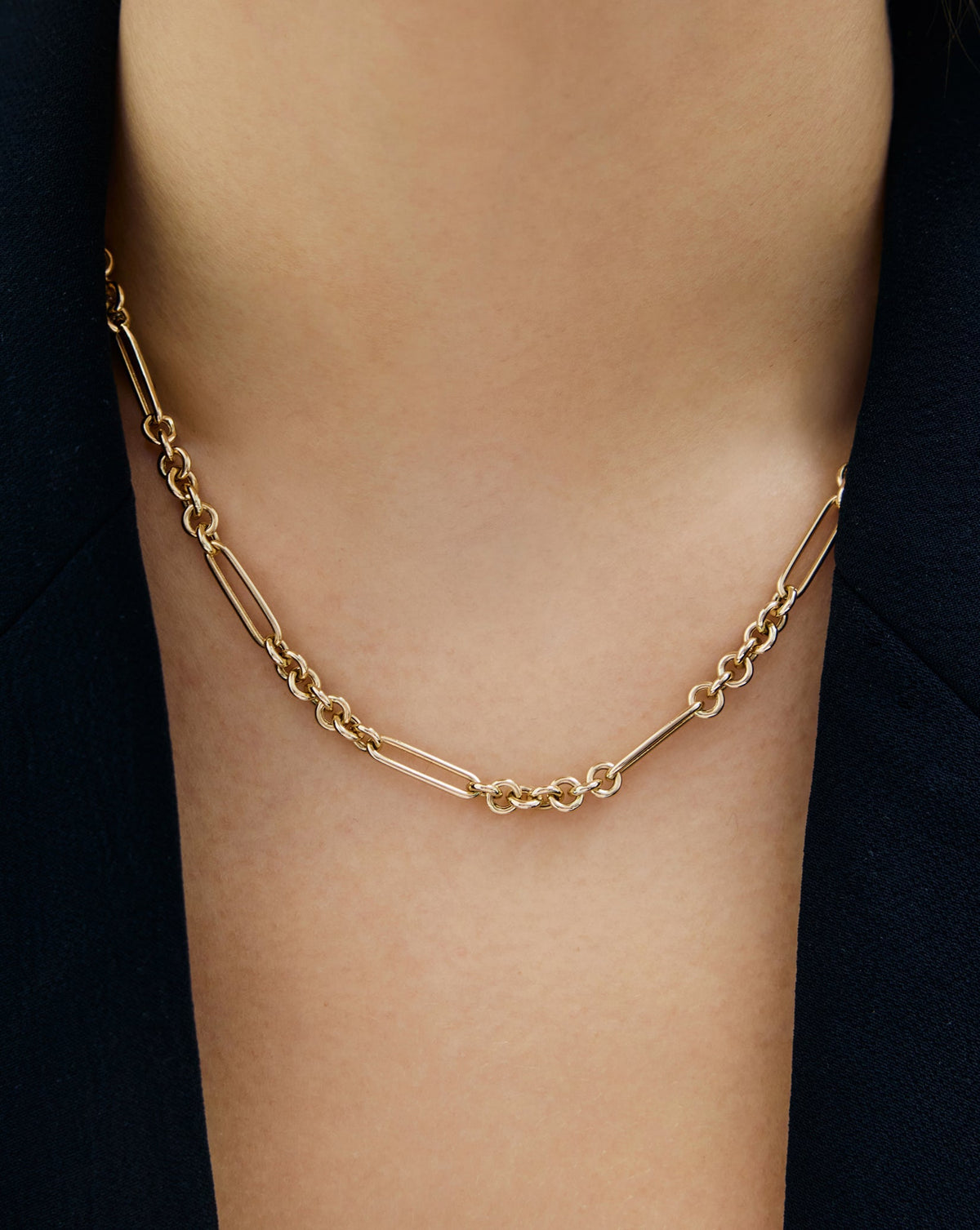 Mixed Link Chain Necklace