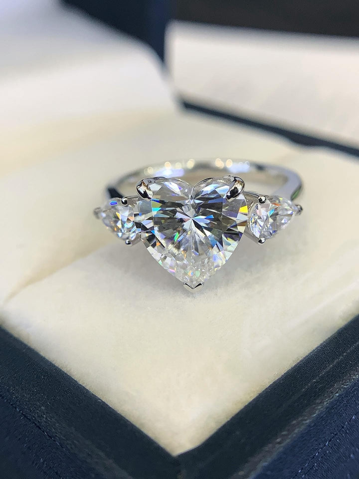Pure Brilliance Heart Diamond Engagement Ring