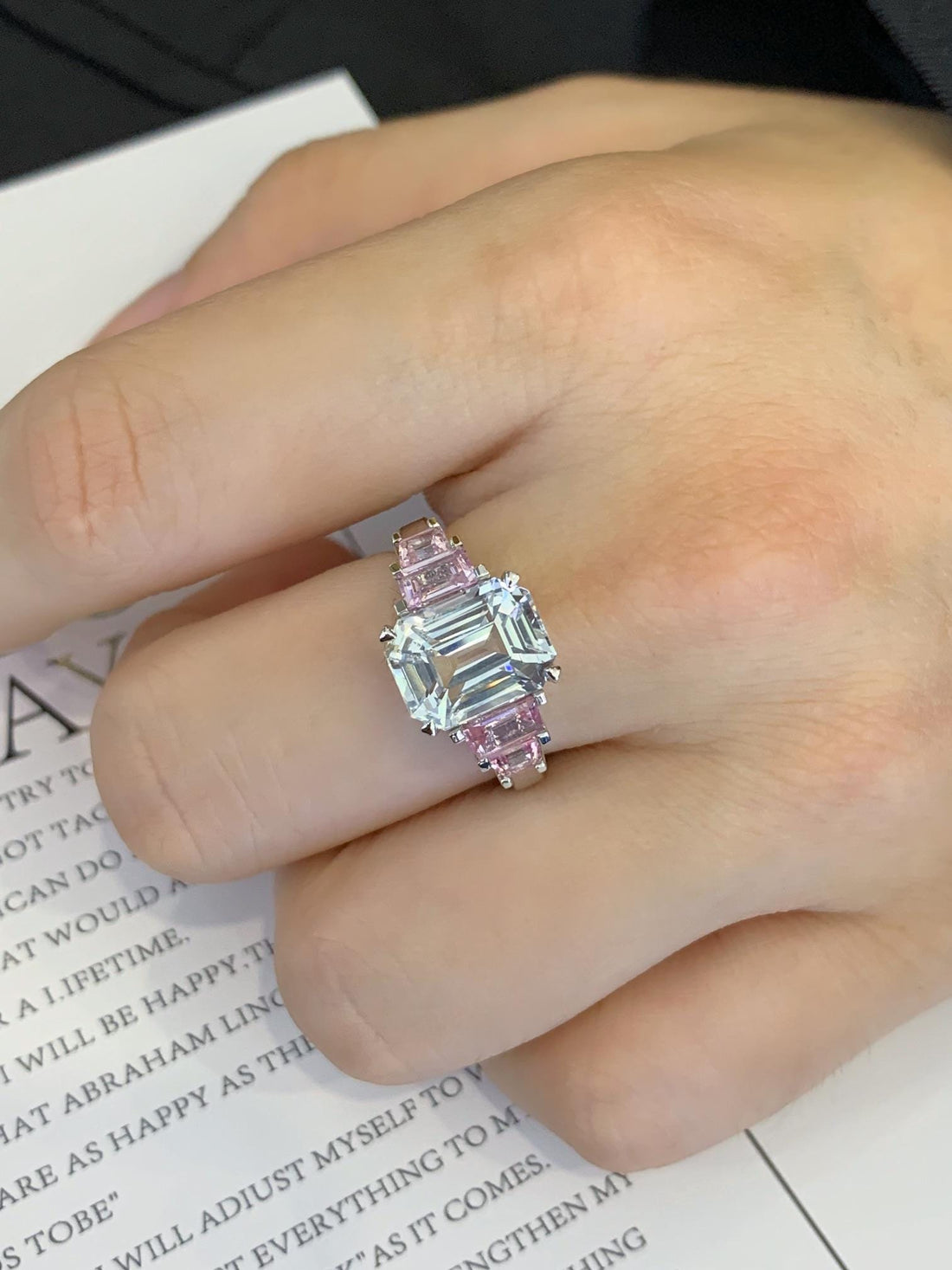 Impossible to Ignore Emerald Cut Ring