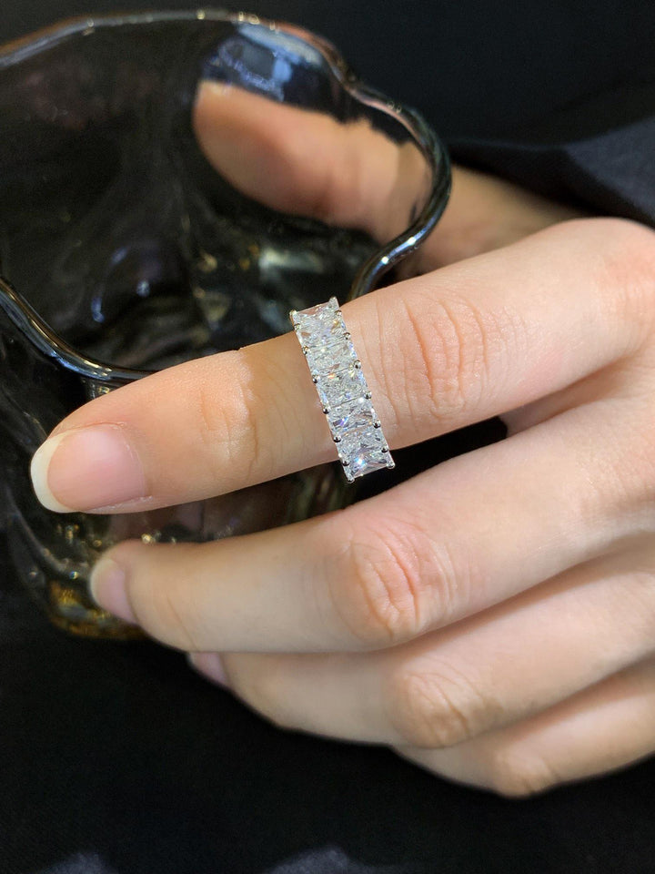 Nothing Else Comes Close Emerald Cut Eternity Band
