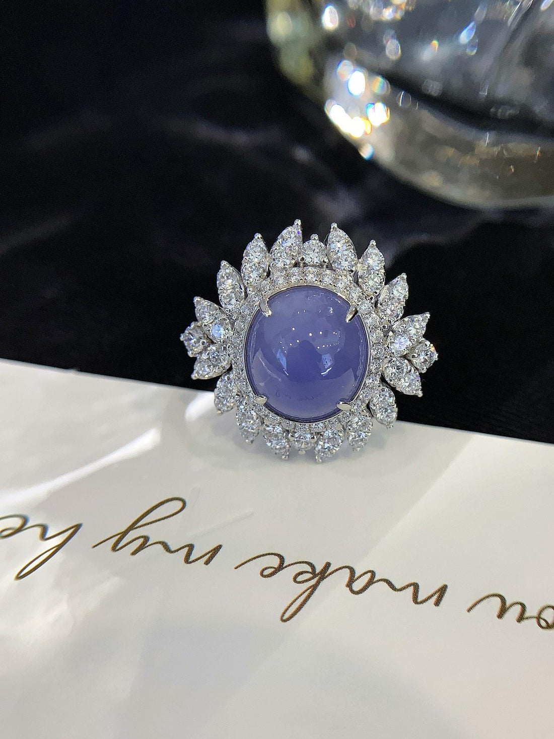 Designed for Double Takes Lavender Chalcedony Halo