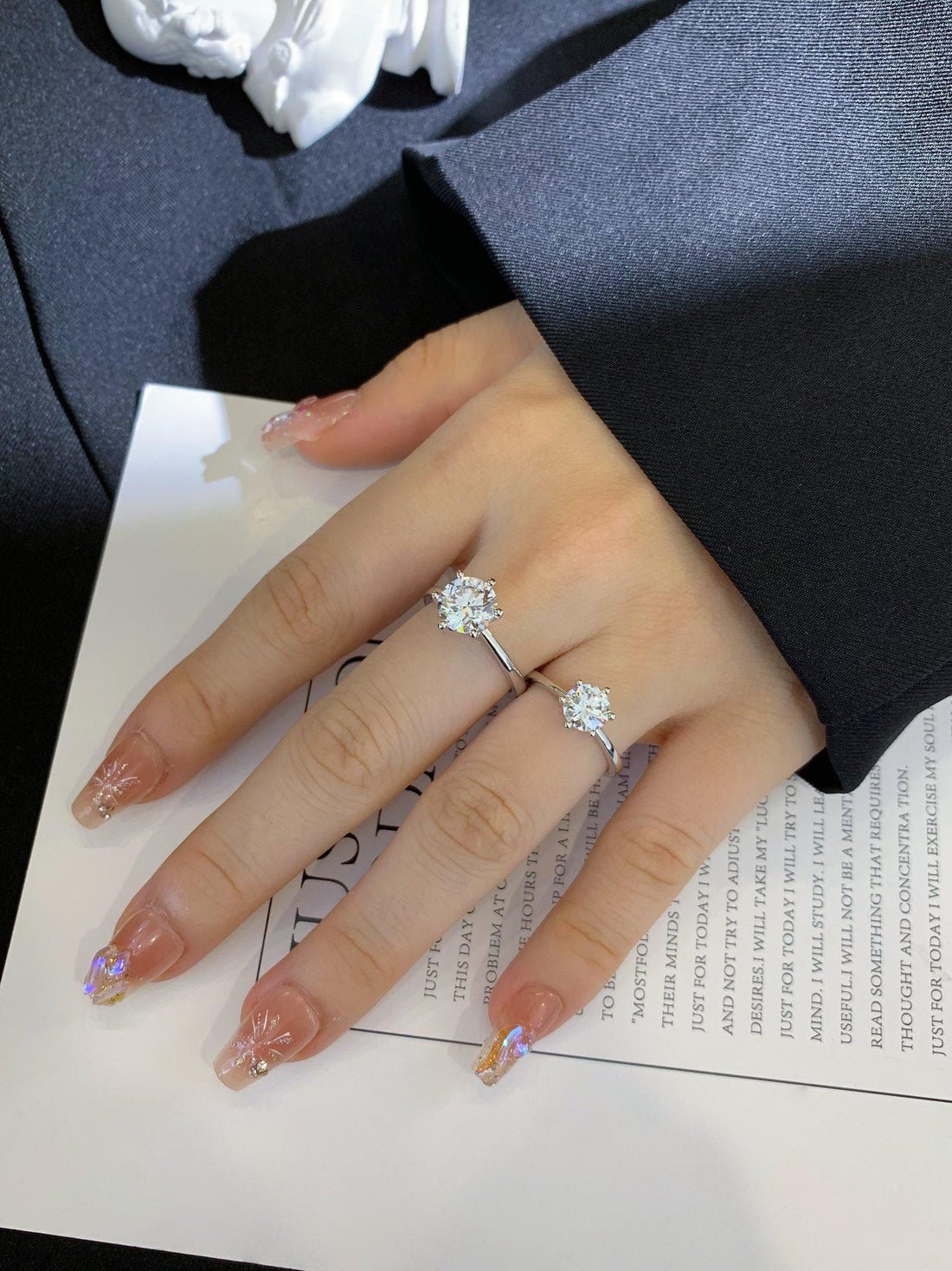 Soft Light, Lasting Brilliance Round Solitaire Ring