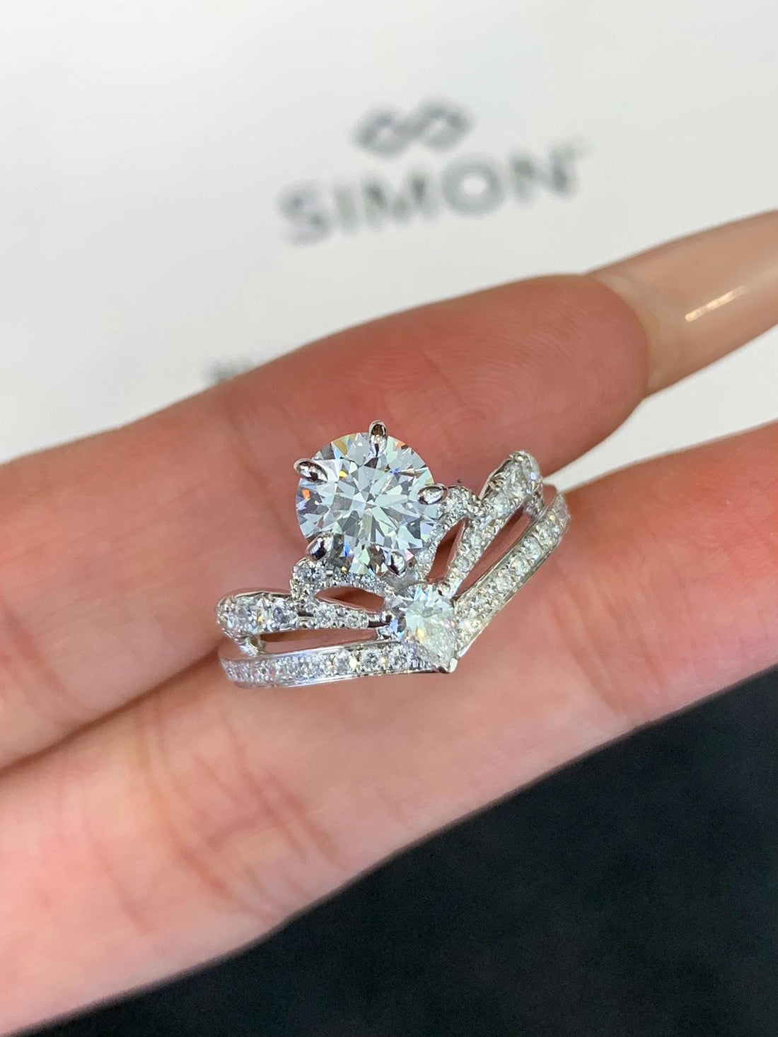 Nothing Else Comes Close Round Cut Bridal Ring Set