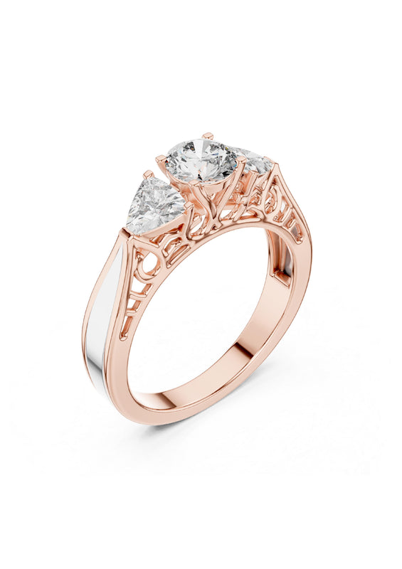 A Vision of Luxury Lab Grown Diamond Ring