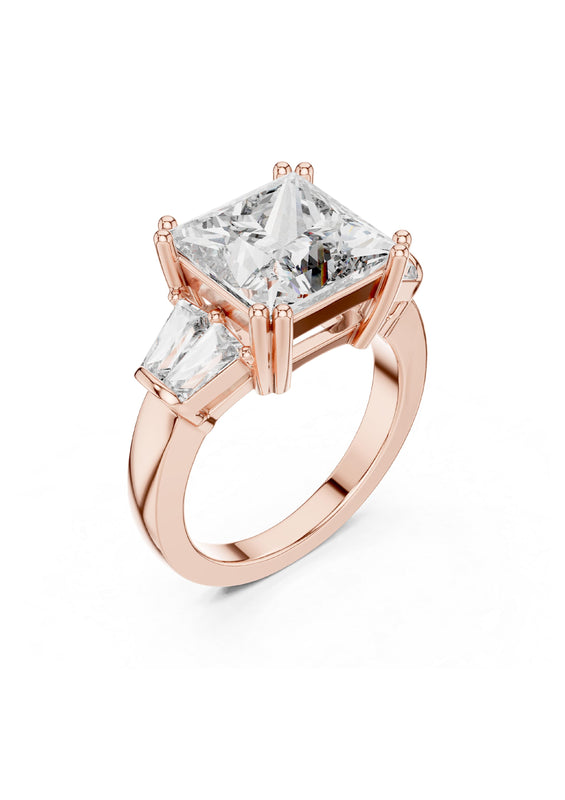 Uniquely Refined Lab Grown Diamond Ring