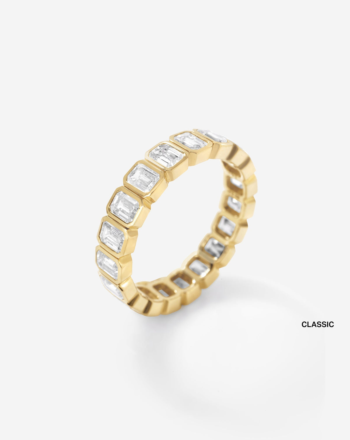 Emerald Bezel Band