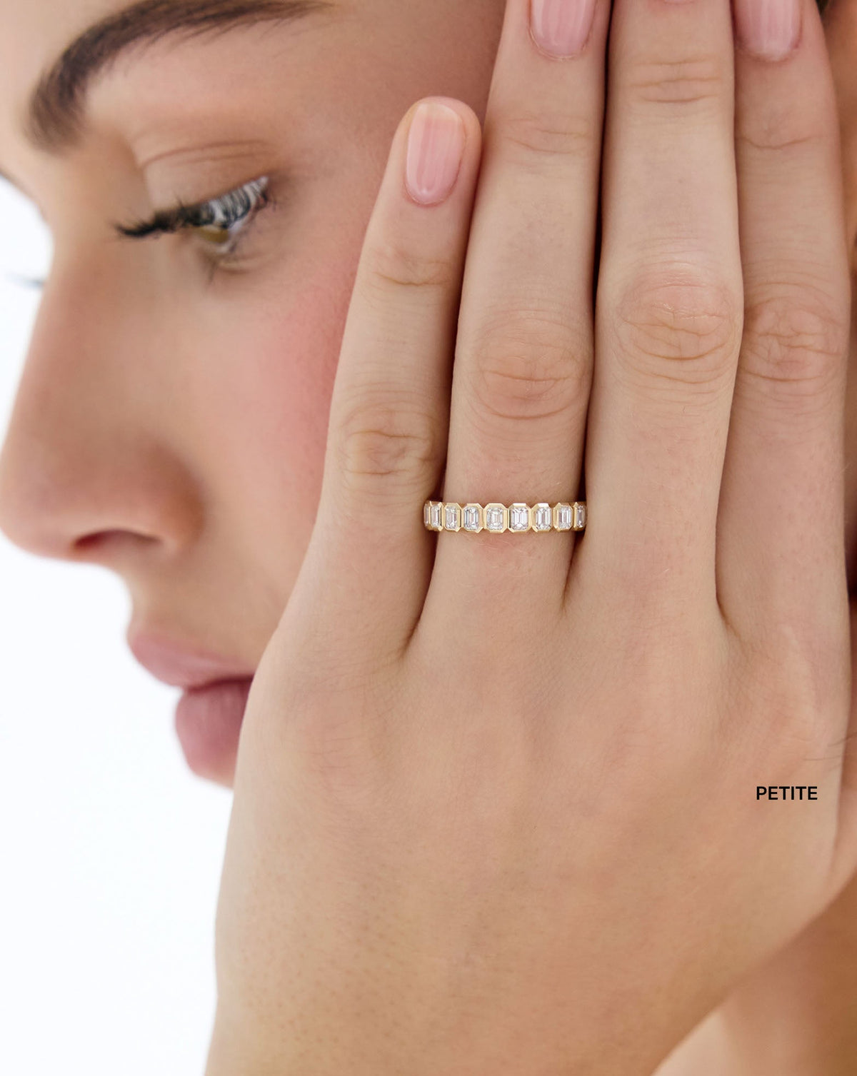 Emerald Bezel Band