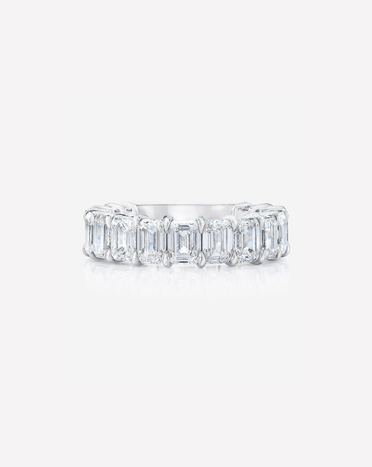 Emerald 3/4 Lab Diamond Band