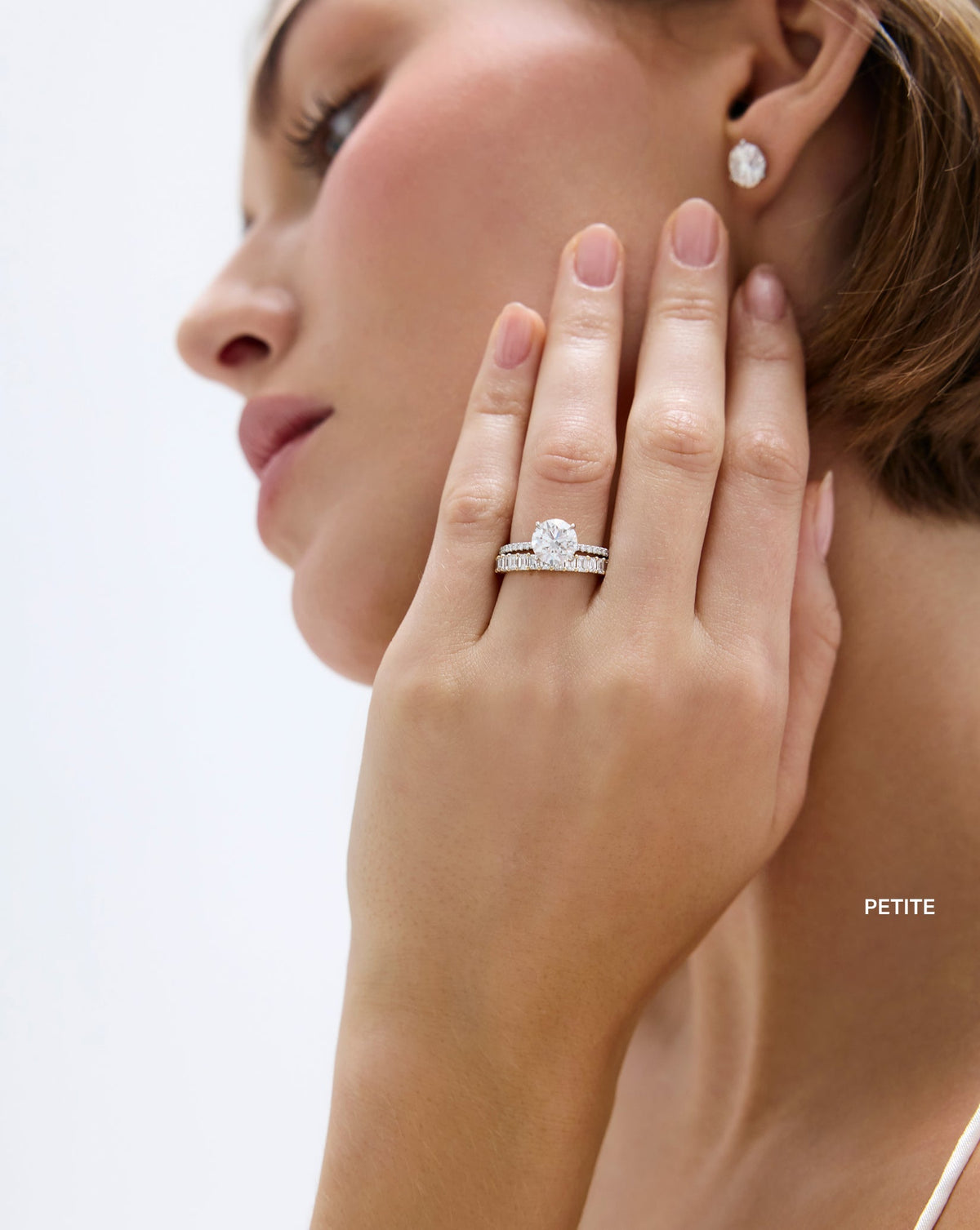 Emerald 3/4 Diamond Band