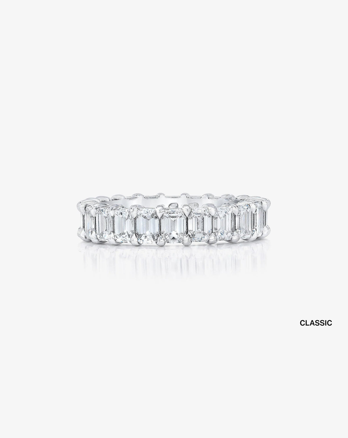 Emerald Diamond Eternity Band