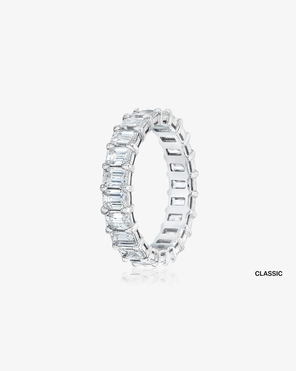 Emerald Diamond Eternity Band