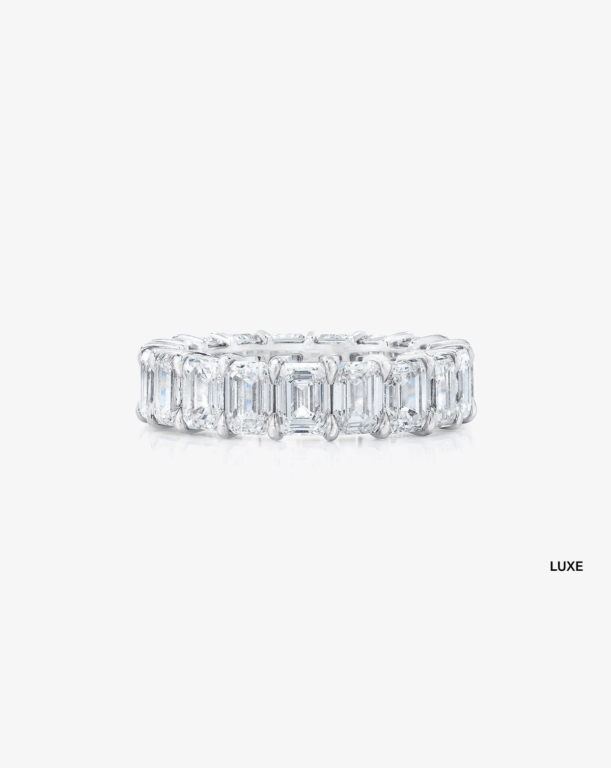 Emerald Diamond Eternity Band