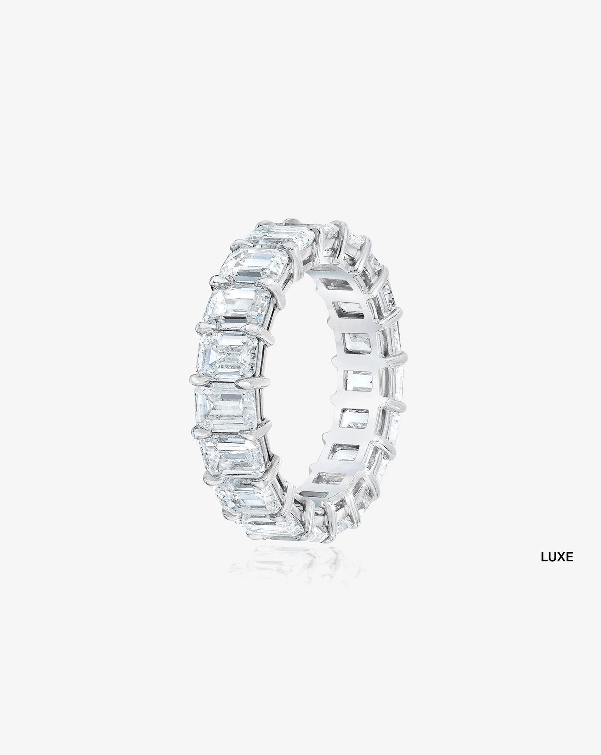 Emerald Diamond Eternity Band