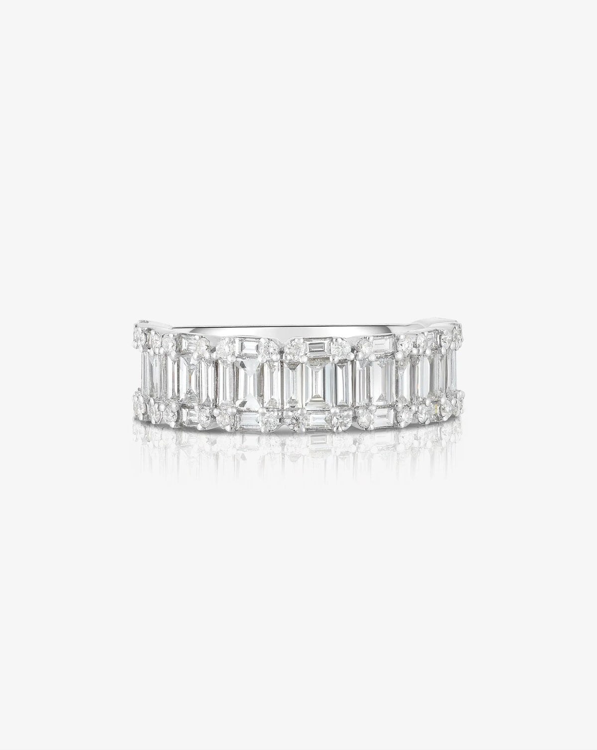 Emerald Illusion Eternity Ring
