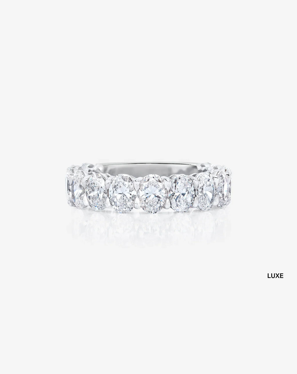 Oval 3/4 Diamond Band