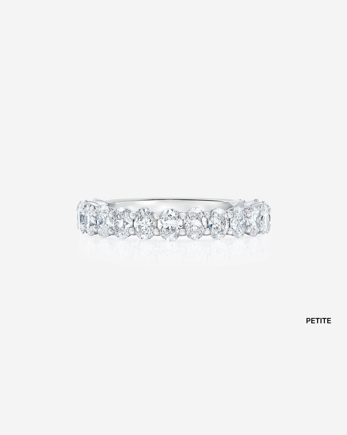 Oval 3/4 Lab Diamond Band