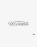 Oval 3/4 Diamond Band