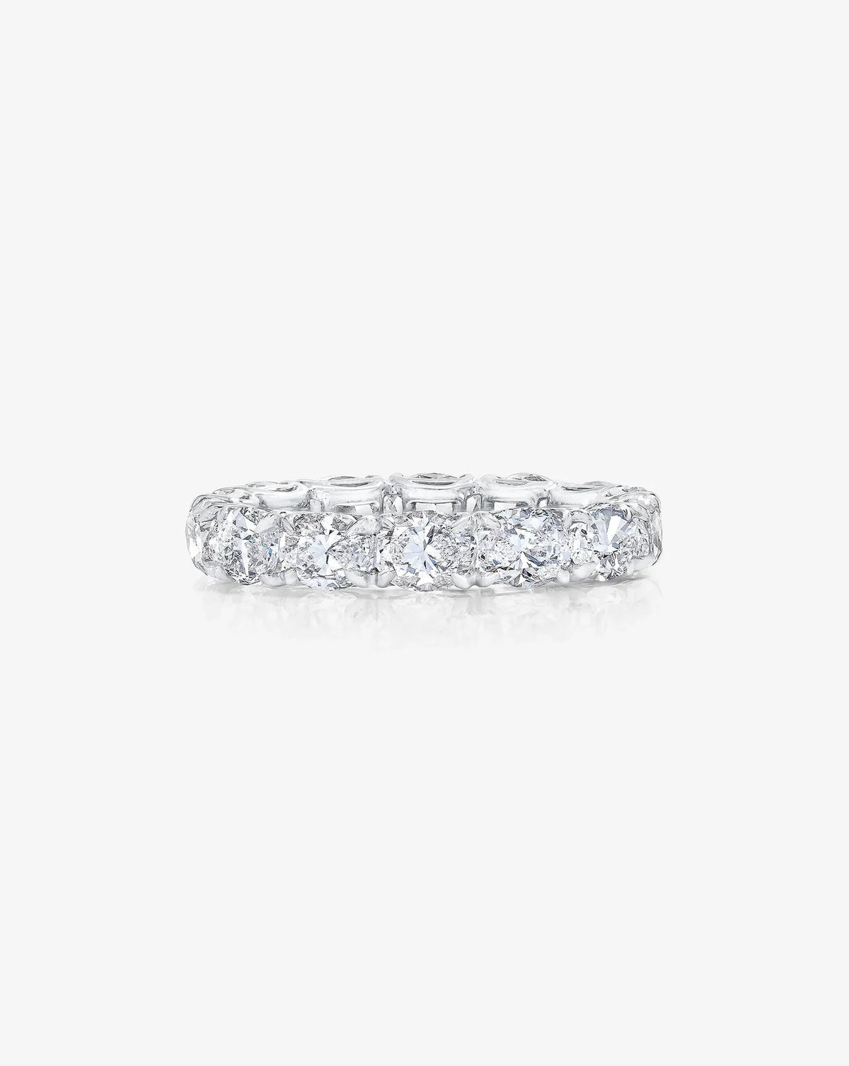 Sideways Oval Diamond Eternity Band