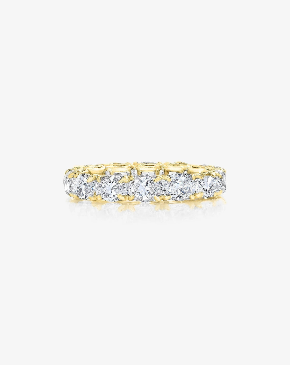 Lab Diamond Sideways Oval Eternity Band