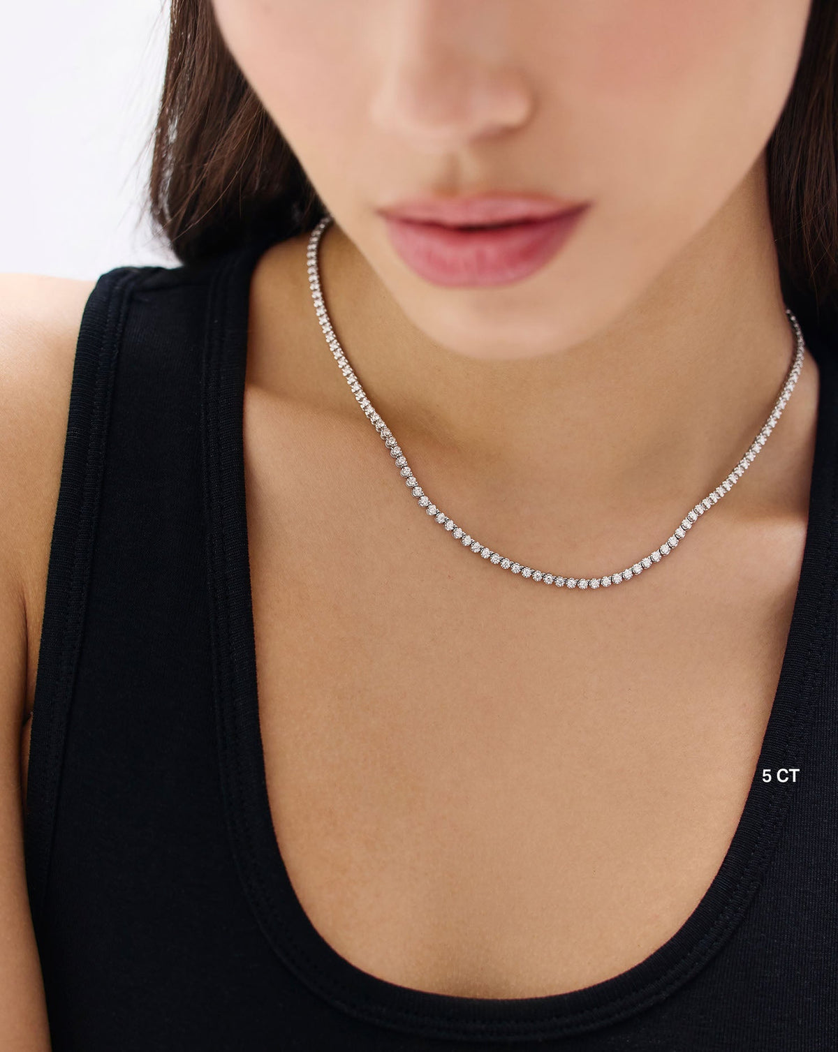 Luxe Diamond Tennis Necklace