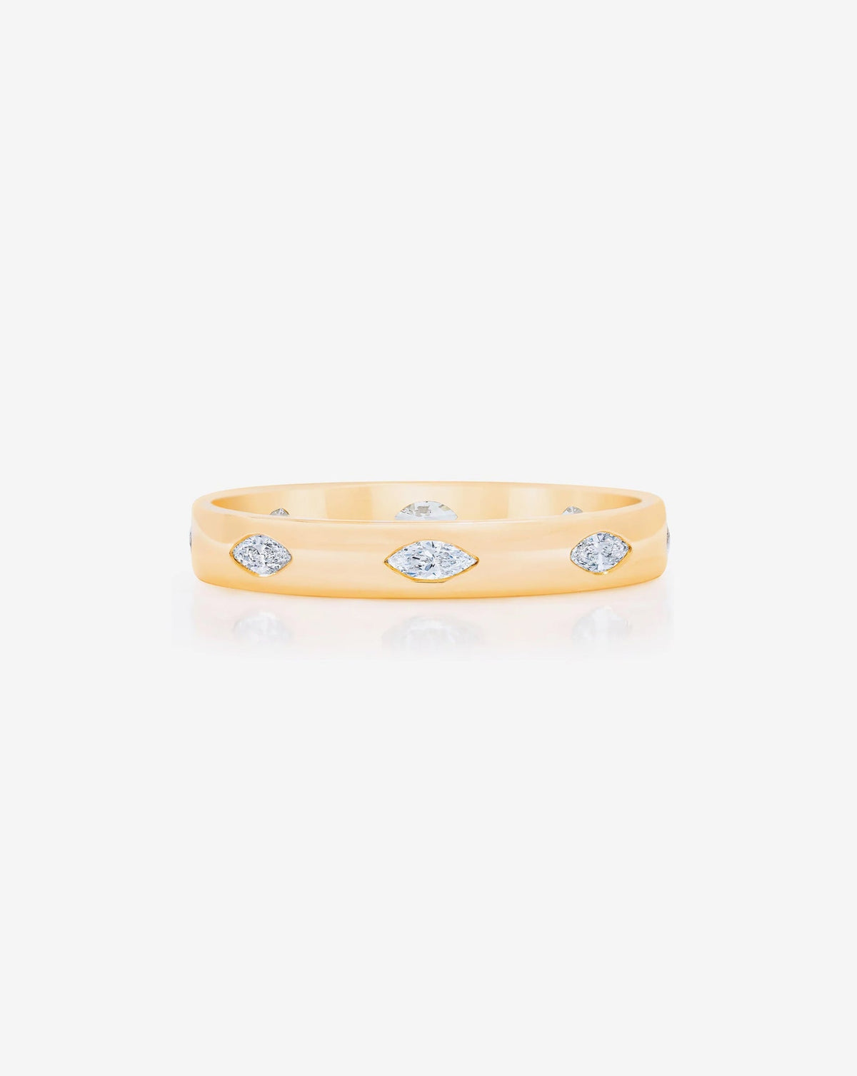 Marquise Luxe Inlay Eternity Band