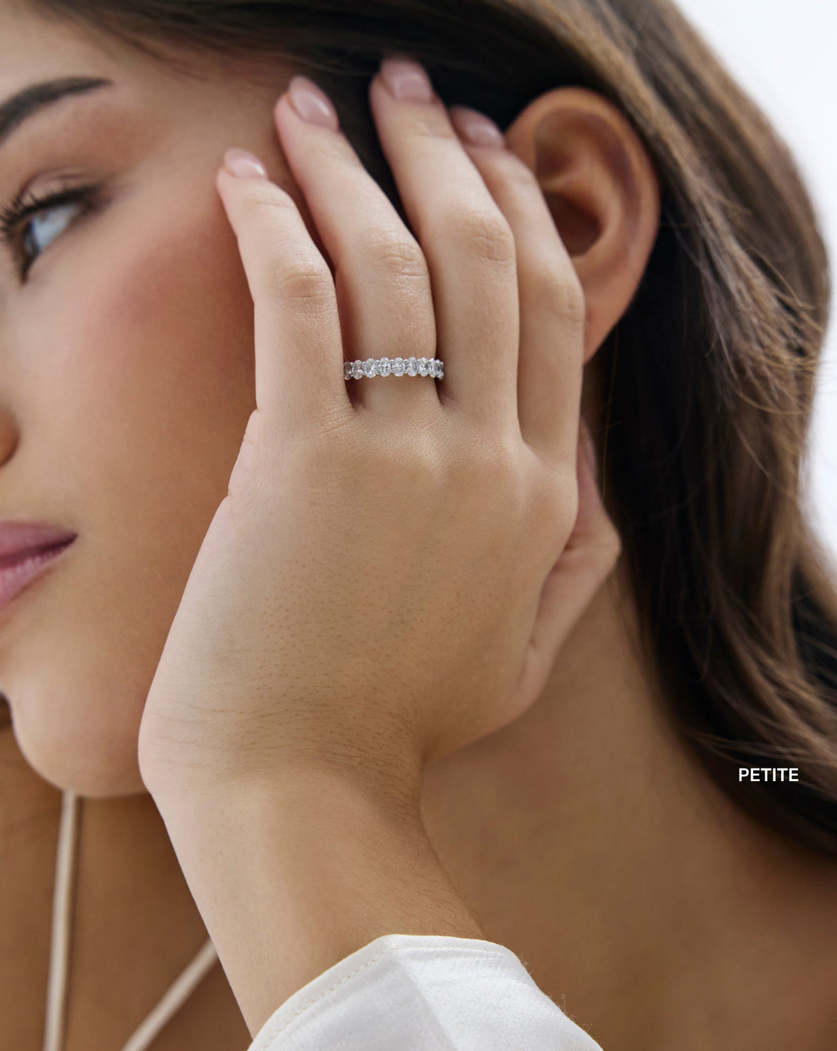 Oval Diamond Eternity Band