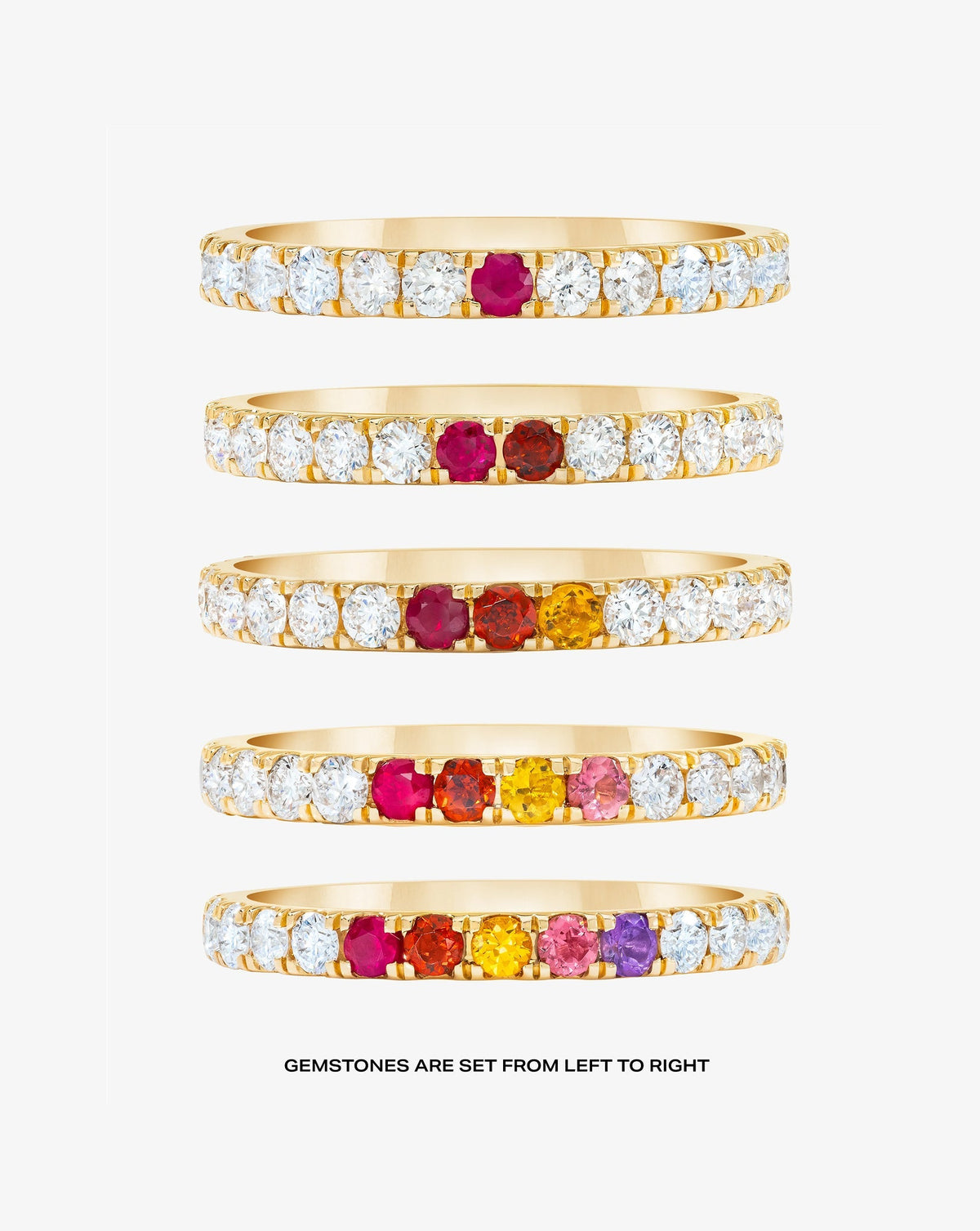 2.5 mm Personalized Classic Diamond Ring