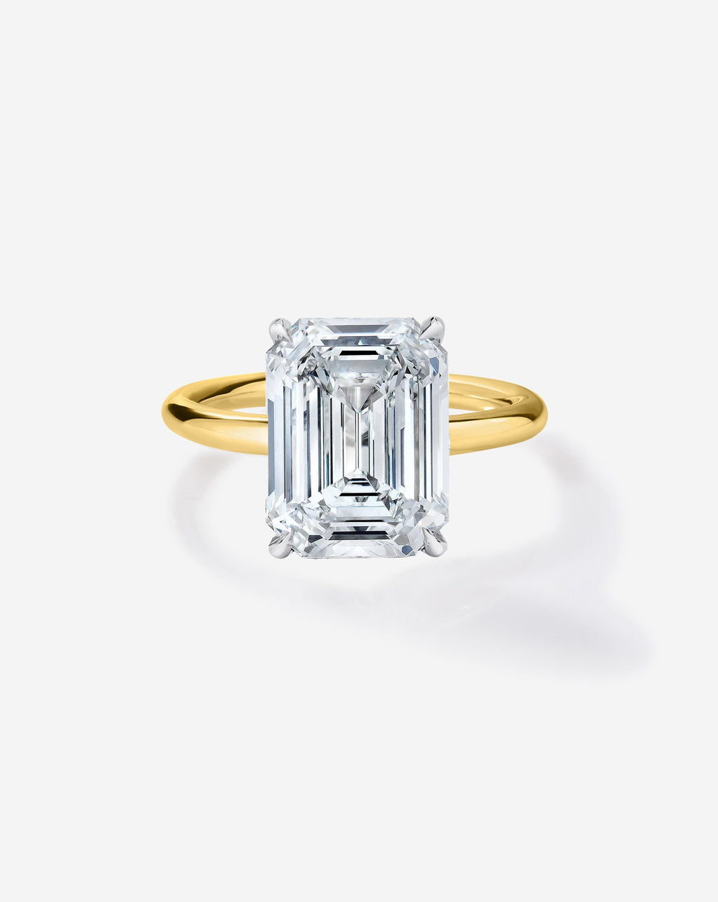 3.16 Emerald Lab Diamond in Cloud Solitaire