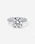 3.18 Round Lab Diamond in Pavé Cloud