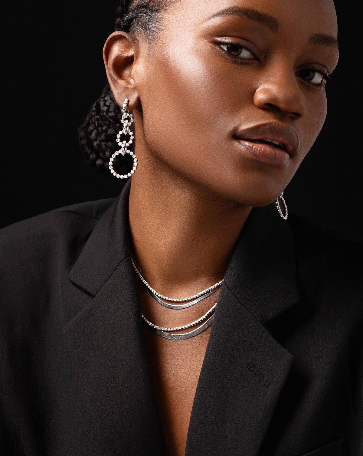 Multiway Diamond Statement Earrings