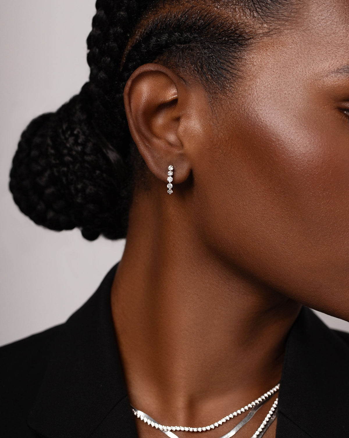 Multiway Lab Diamond Statement Earrings