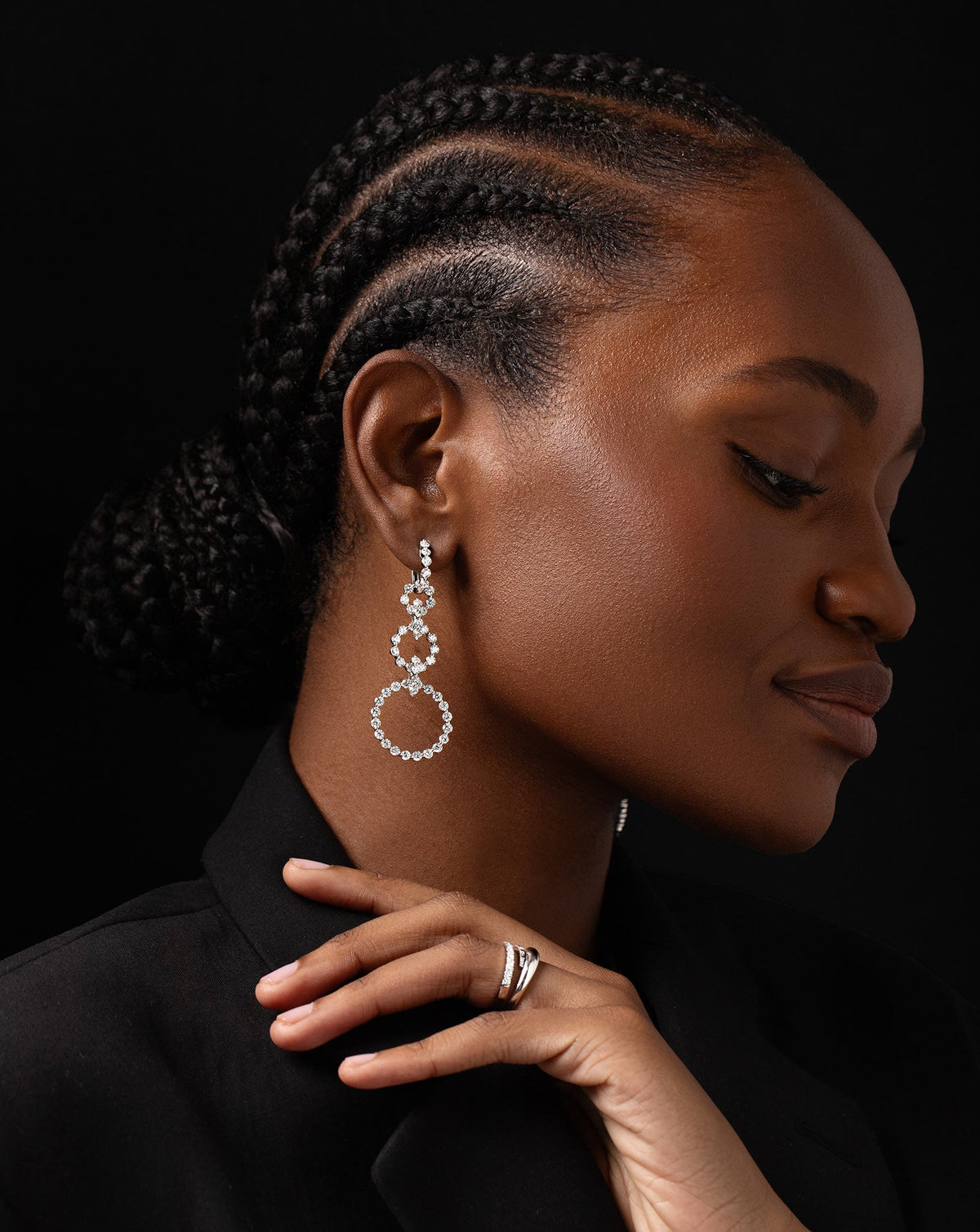 Multiway Lab Diamond Statement Earrings