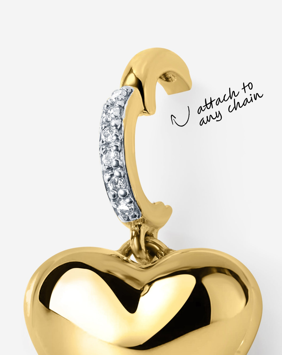 Engravable Heart Charm