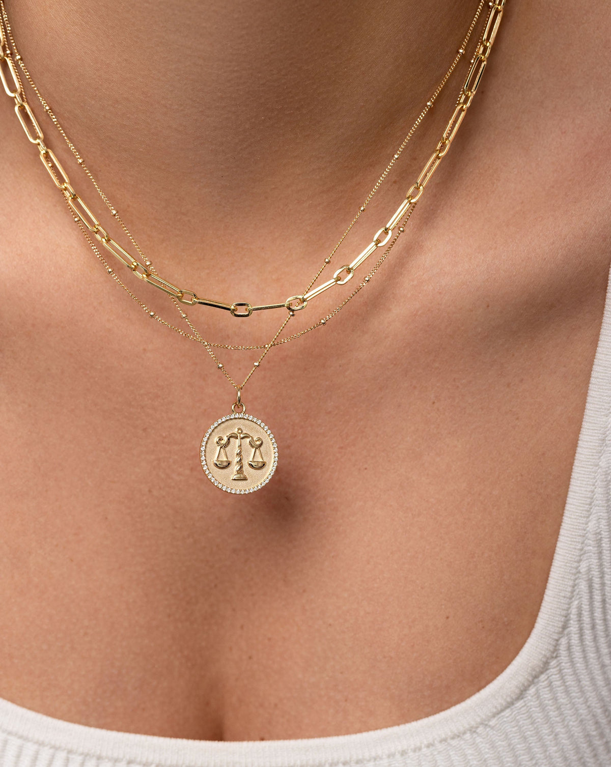 Long Link Chain Necklace