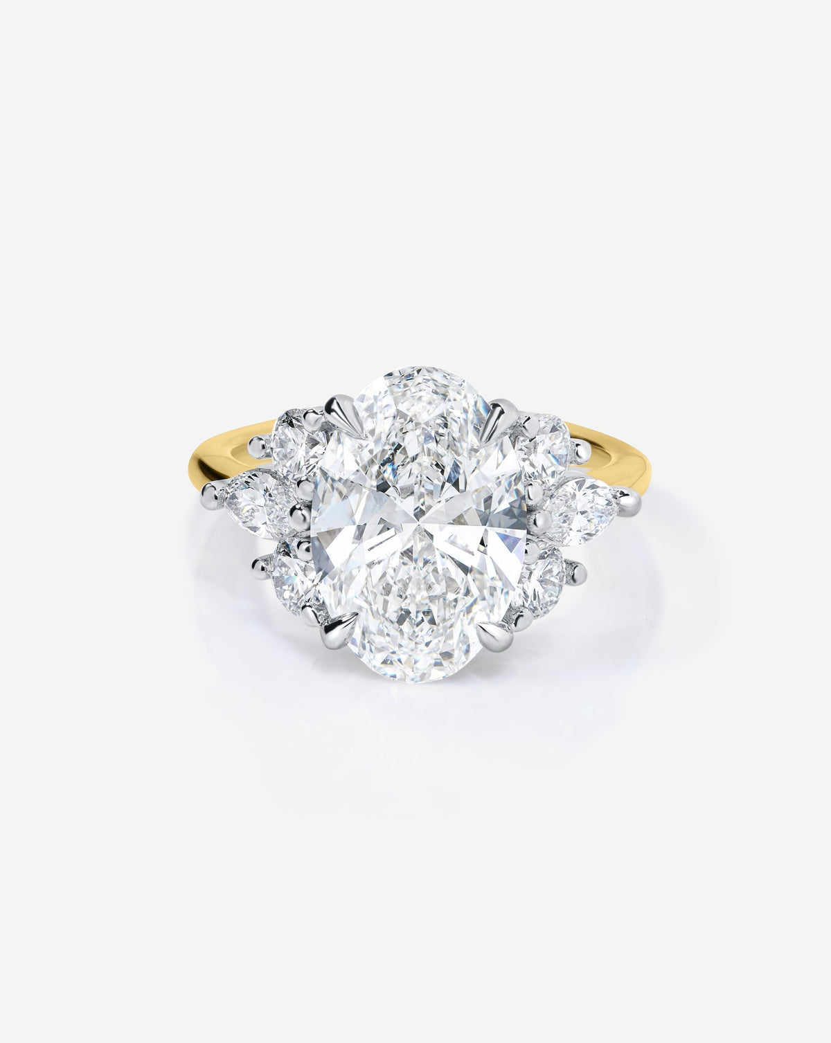 3.08 Oval Lab Diamond in The Ivy