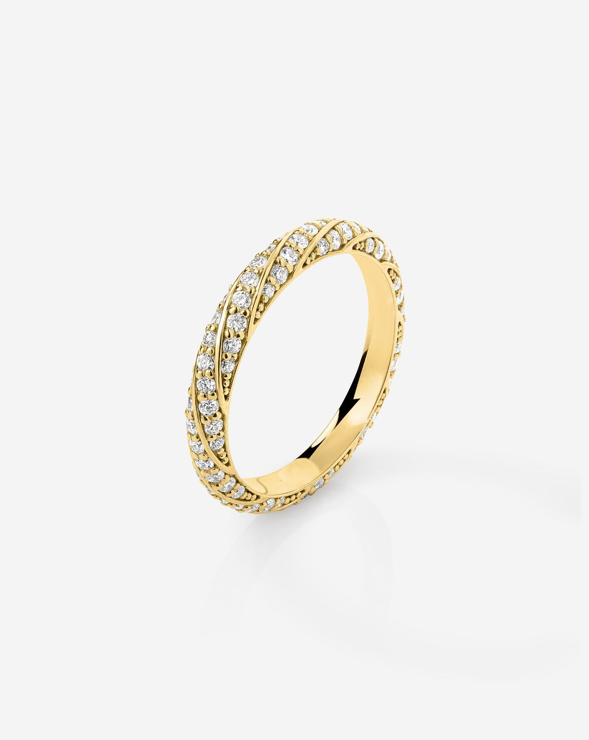 Twisted Diamond Band