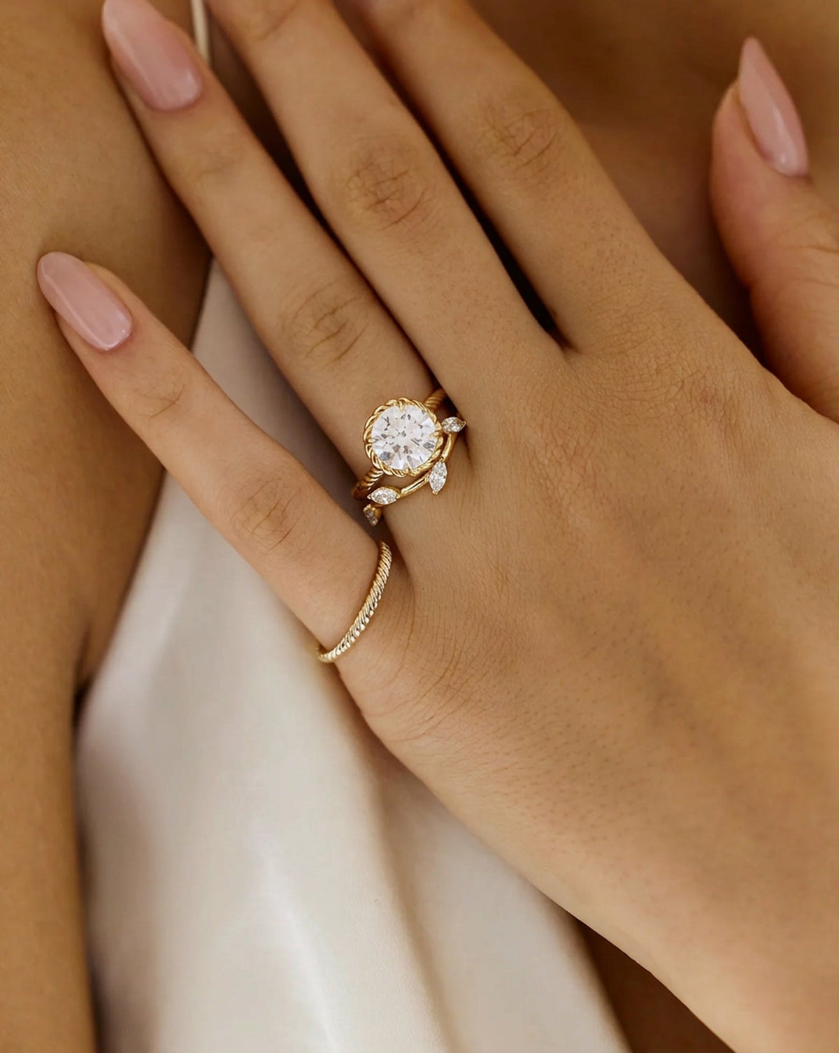 Vine Diamond Band