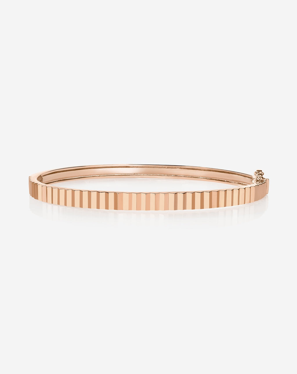 Fluted Gold Bangle