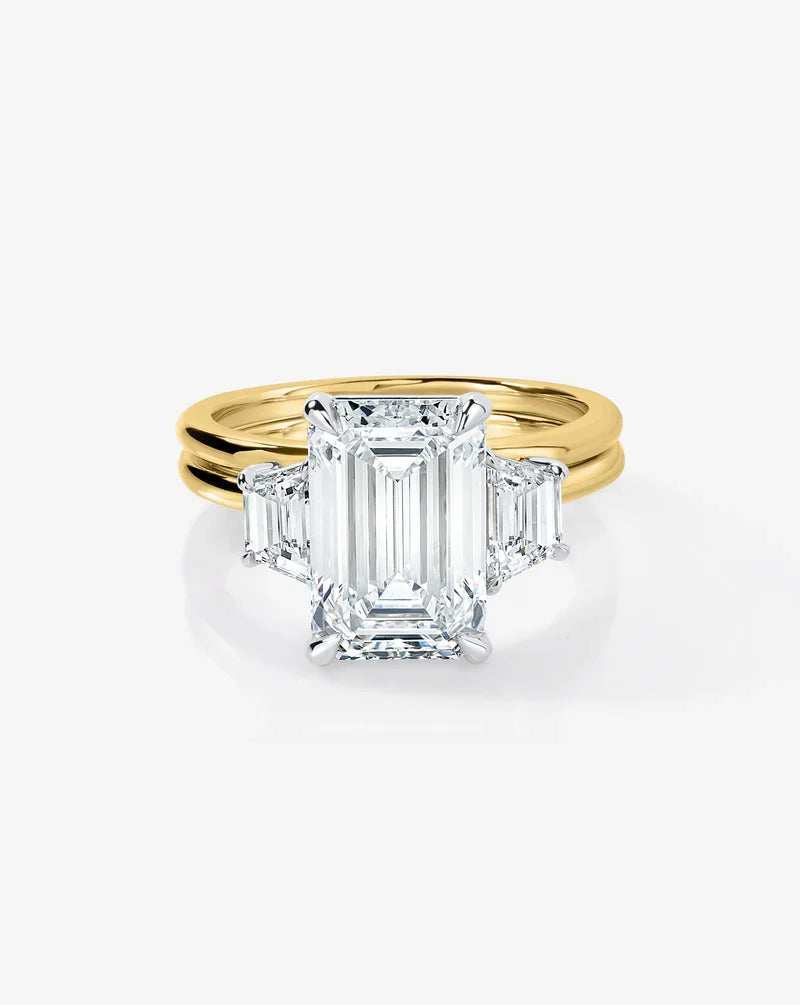 3.72 Emerald Lab Diamond in Whisper Thin® Embrace