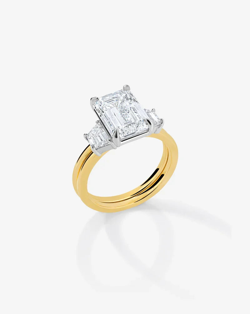 3.72 Emerald Lab Diamond in Whisper Thin® Embrace