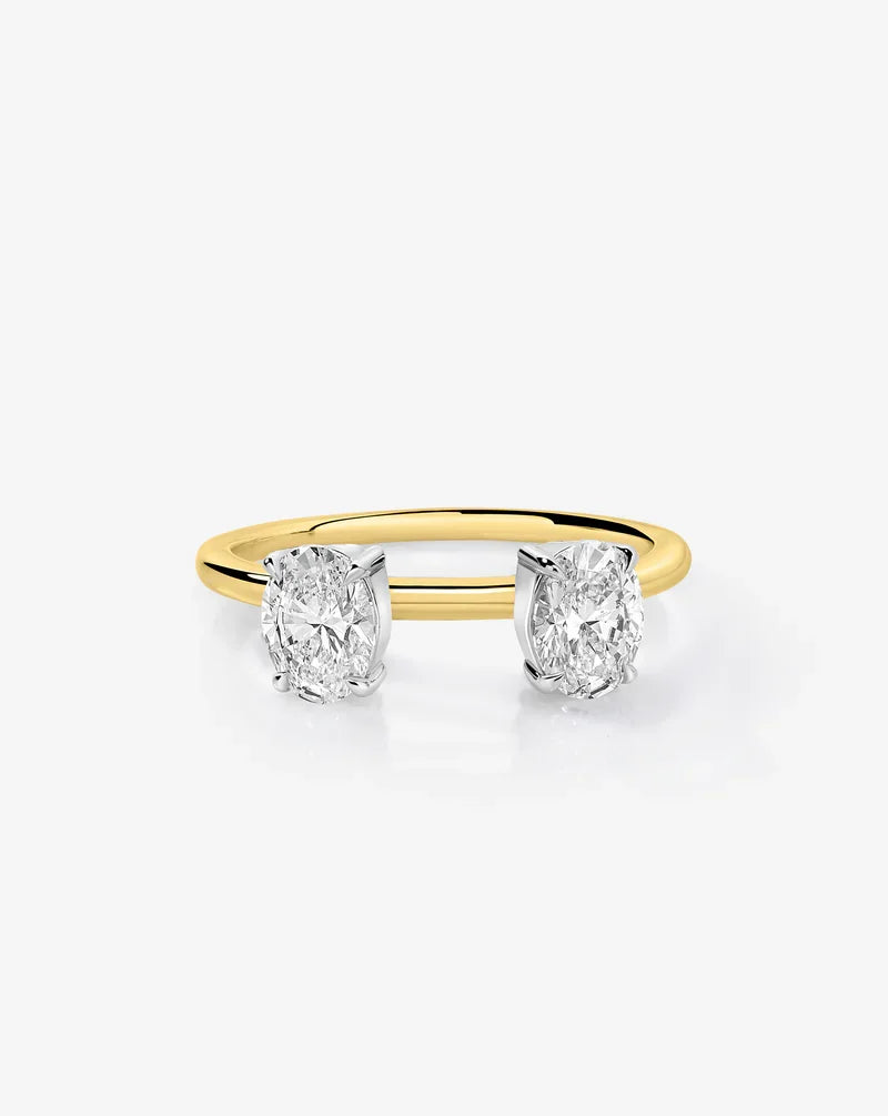 4.06 Oval Lab Diamond in Whisper Thin® Embrace