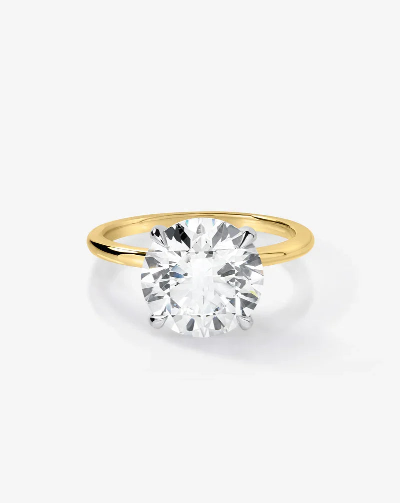4.02 Round Lab Diamond in Whisper Thin® Embrace