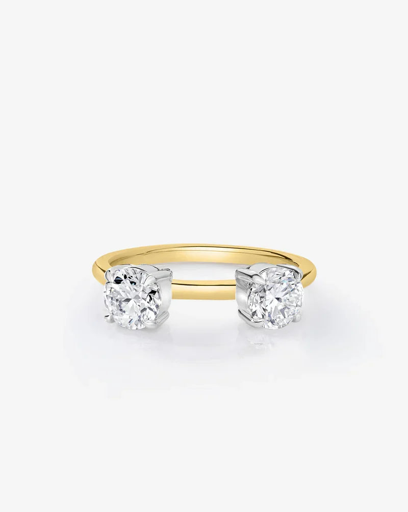 4.02 Round Lab Diamond in Whisper Thin® Embrace