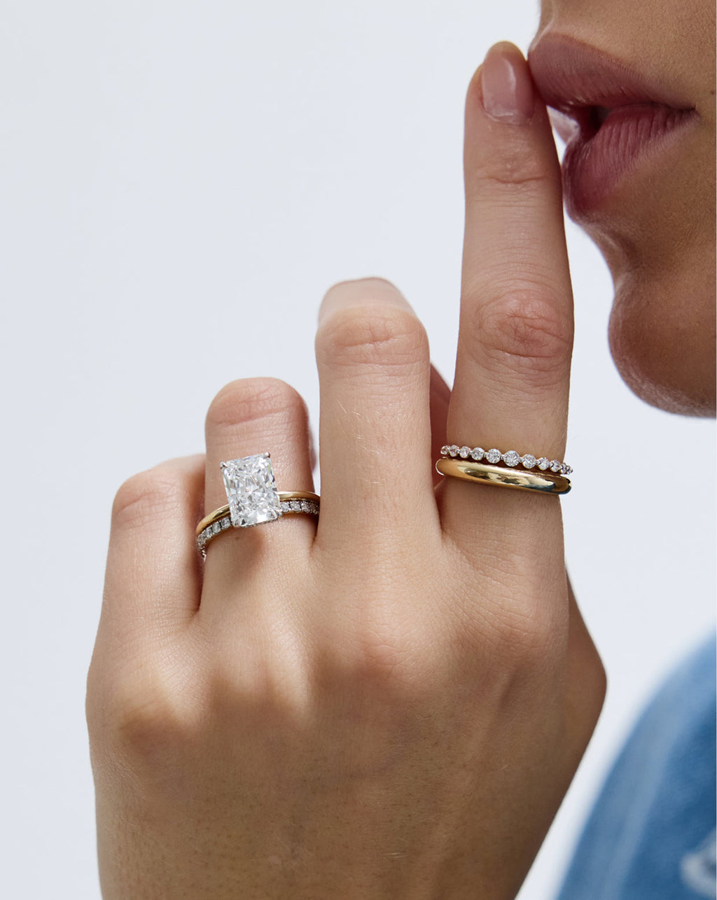 Petite Gold Cloud Ring